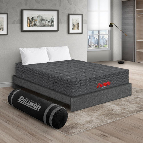 Colchón Orthopack Euro U + Base Cama + Almohada