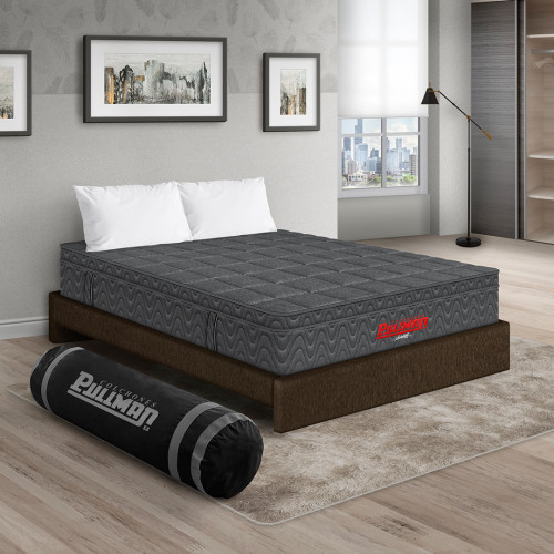 Colchón Orthopack Euro U + Base Cama + Almohada