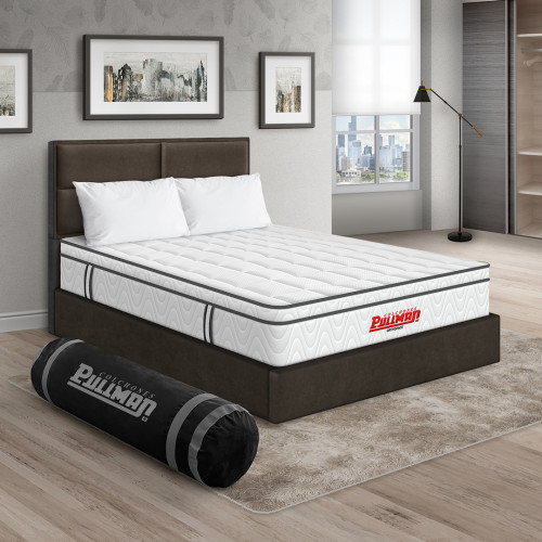 Colchón Orthopack Euro U + Cama Firenze + Almohada