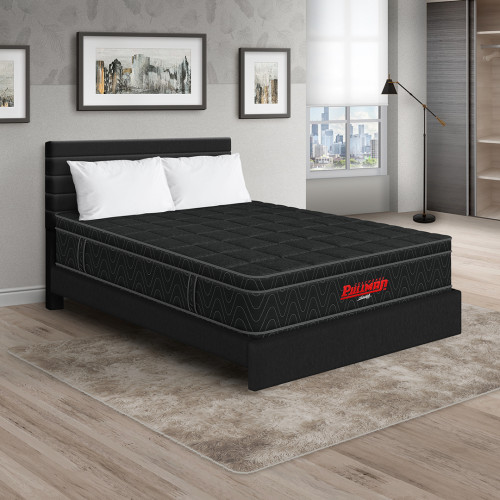 Colchón Orthopack Euro + Cama Leo + Almohada