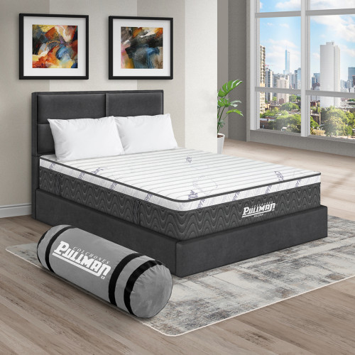 Colchón Rollpack Euro U + Cama Firenze + Almohada