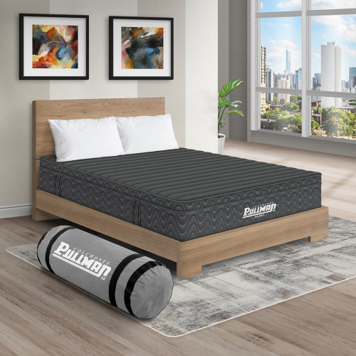 Colchón Rollpack Euro U + Cama TPM + Almohada