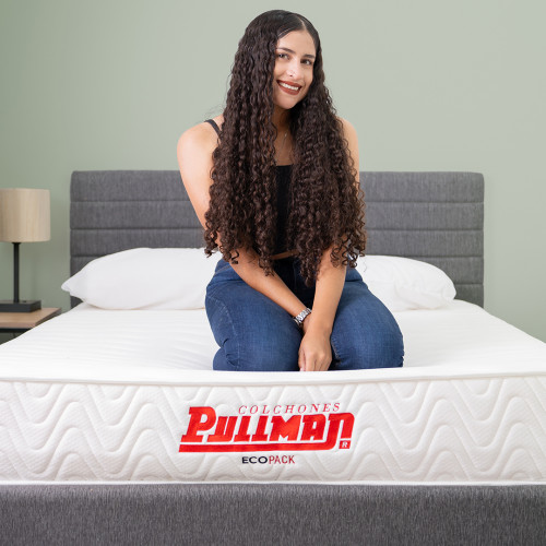 Colchón Ecopack + Base Cama + Almohada