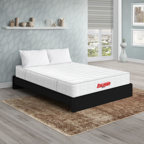 Colchón Ecopack + Base Cama + Almohada