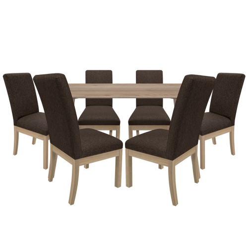 Juego de Comedor 6P (140) Cris Danny 6 Sillas