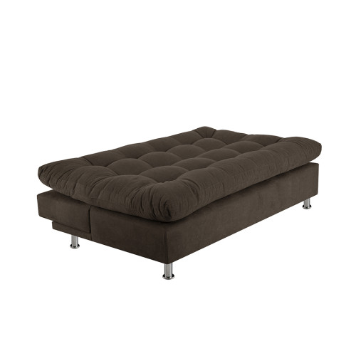 Combo Sofá Cama Comfort + Poltrona Mónaco + Mesa de Centro Italia + Tapete Deco Mediano