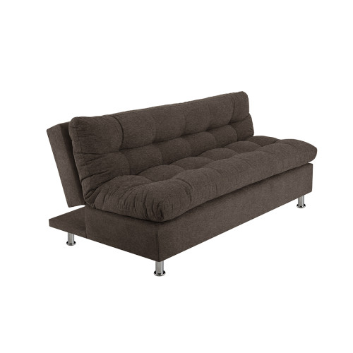 Combo Sofá Cama Comfort + Poltrona Mónaco + Mesa de Centro Italia + Tapete Deco Mediano