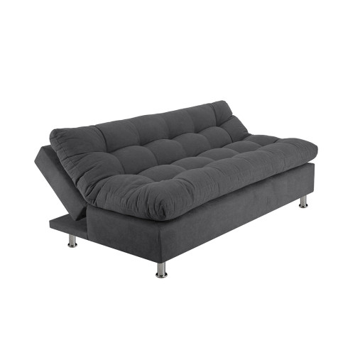 Combo Sofá Cama Comfort + Poltrona Mónaco + Mesa de Centro Italia + Tapete Deco Mediano