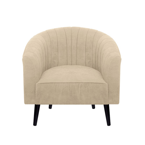 Combo Sofá Ariel + Poltrona Montecarlo + Mesa de Centro Anidada Julie + Tapete Fluffy Mediano