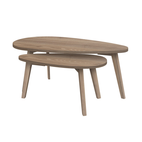 Combo Sofá Ariel + Poltrona Montecarlo + Mesa de Centro Anidada Julie + Tapete Fluffy Mediano