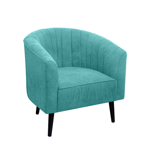 Combo Sofá Ariel + Poltrona Montecarlo + Mesa de Centro Anidada Julie + Tapete Fluffy Mediano