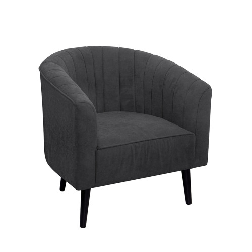 Combo Sofá Ariel + Poltrona Montecarlo + Mesa de Centro Anidada Julie + Tapete Fluffy Mediano