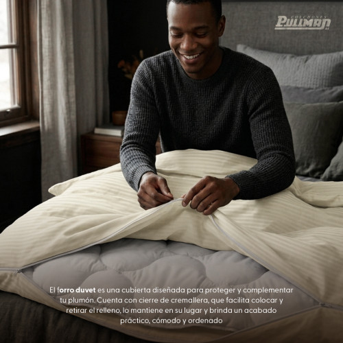 Juego Forro Duvet Sábana Hotelero