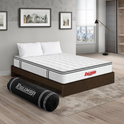 Colchón Orthopack BTU + Base Cama + Almohada